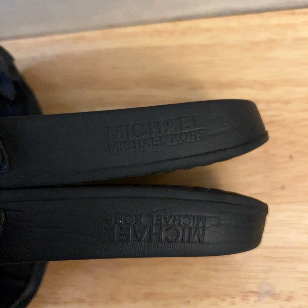MICHAEL Michael Kors Bella Sport Slide Sandals. - Picture 8 of 11